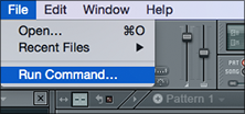 FL Studio Run Command